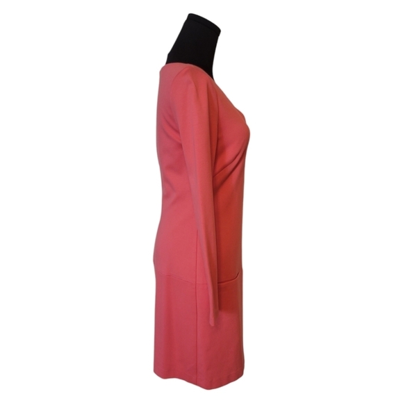 Trina Turk Coral Shift Dress Size Small - Picture 3 of 5